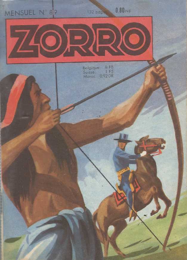 Scan de la Couverture Zorro n 89